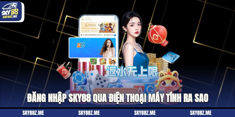Đăng nhập Sky88 qua điện thoại, máy tính ra sao?
