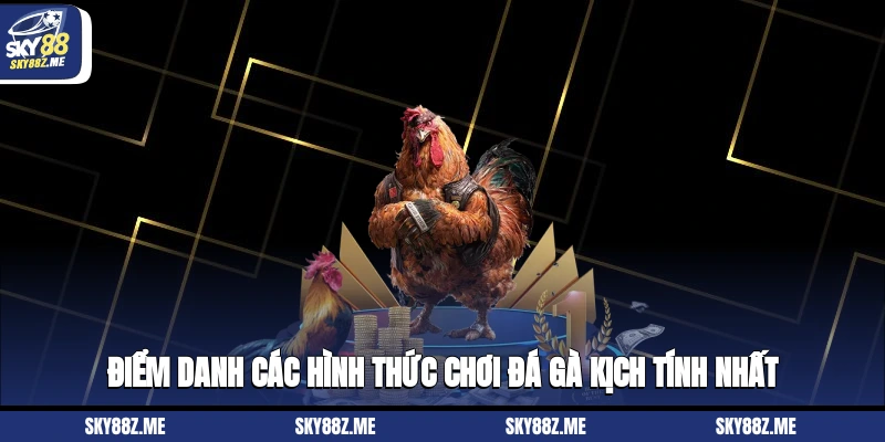 Điểm danh các hình thức chơi đá gà kịch tính nhất